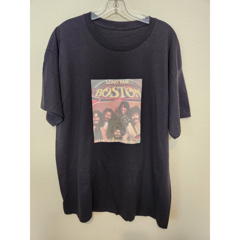Boston Band Concert T Shirt Let Me Take You Home Tonight Graphic XXL Rock Grunge